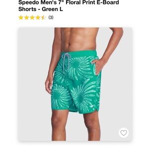 NWT Men’s Speedo Swim Shorts Trunks Board Shorts